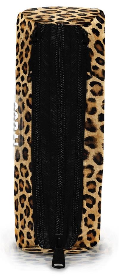 Coral High Kahverengi Leopar Desenli Kız Çocuk İlkokul ve Ortaokul Okul Kalem Çantası 11181