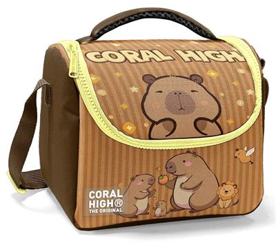 Coral High Kapibara Baskılı Okul Beslenme Çantası (Isı Yalıtımlı)