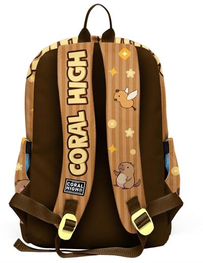 Coral High Kapibara Desenli İlkokul Sırt Çantası - Capybara Okul Çantası