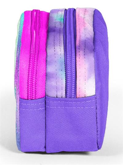 Coral High Kids İki Bölmeli Kız Çocuk Pembe Dondurma Kalem Çantası Kalemlik