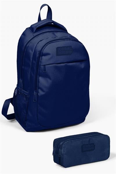 Coral High Kids Lacivert 2li Okul Çanta Seti - Erkek