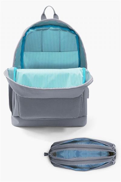 Coral High Kids Lacivert Mavi Uzay Desenli USBli 2li Okul Çanta Seti - Erkek Çocuk