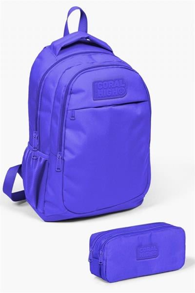 Coral High Kids Lavanta 2li Okul Çanta Seti - Kız Çocuk