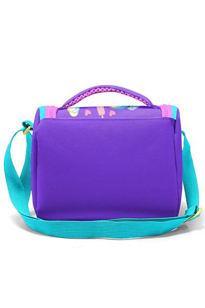 Coral High Kids Lila Turkuaz Dondurma ve Anime Desenli 3lü Okul Çanta Seti SET0123773 - Kız