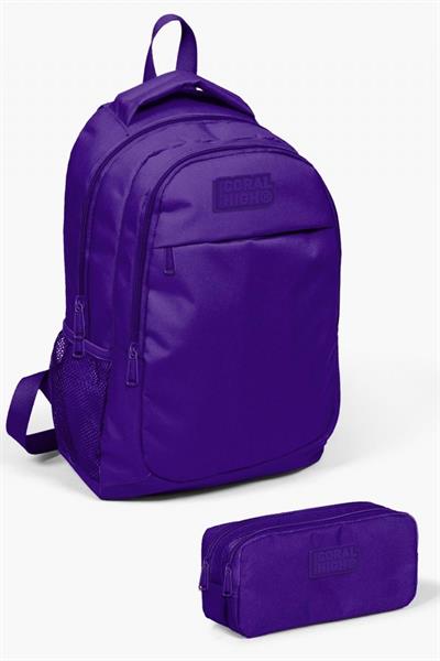 Coral High Kids Mor 2li Okul Çanta Seti - Kız Çocuk