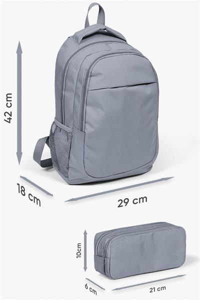 Coral High Kids Mor Pembe Mavi Simli K-Pop Desenli 2li Okul Çanta Seti - Kız Çocuk