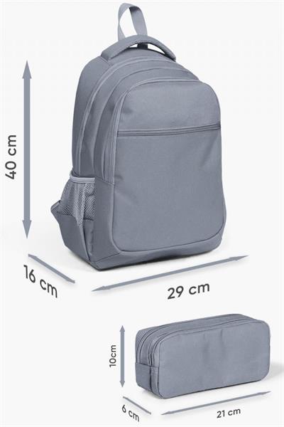 Coral High Kids Mor Su Yeşili Unicorn Desenli 2li Okul Çanta Seti - Kız Çocuk