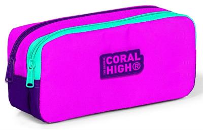 Coral High Kids Pembe Mor 3lü Okul Çanta Seti - Kız Çocuk