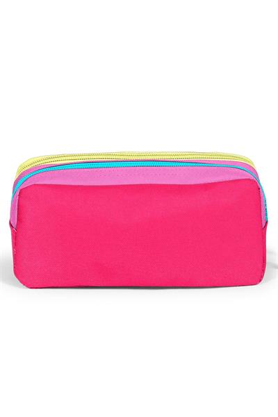 Coral High Kids Pembe Neon Mercan Fashion Girl Desenli 3lü Okul Çanta Seti SET0123669 - Kız