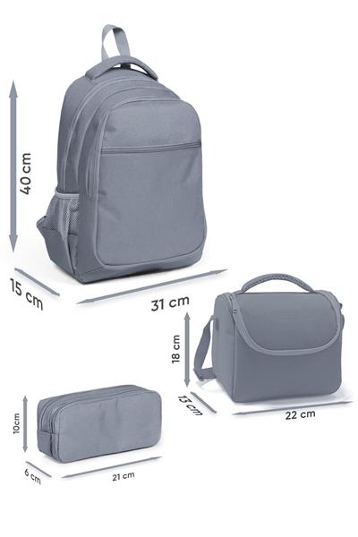 Coral High Kids Renk Geçişli 3lü Okul Çanta Seti SET0114425 - Kız