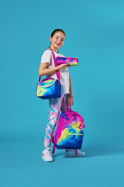 Coral High Kids Renkli Batik Desenli 3lü Okul Çanta Seti SET0123757