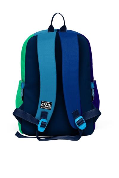 Coral High Kids Renkli Çizgili 3lü Okul Çanta Seti SET0123781 - Erkek