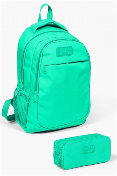 Coral High Kids Su Yeşili 2li Okul Çanta Seti - Kız Çocuk