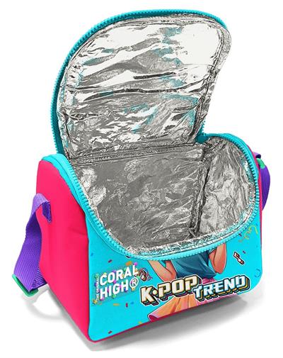 Coral High Kız Çocuk Beslenme Çantası - Thermo - Pembe K-Pop Dondurmalı Kız 12788
