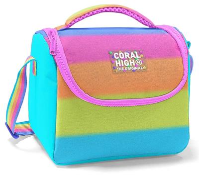Coral High Kız Çocuk Beslenme Çantası - Thermo - Pembe Turuncu Renk Geçişli 11786