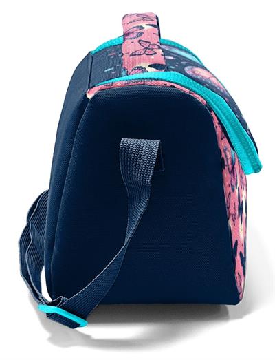 Coral High Kız Çocuk Lacivert Pembe Kelebek Desenli Isı Yalıtımlı Beslenme Çantası 37149