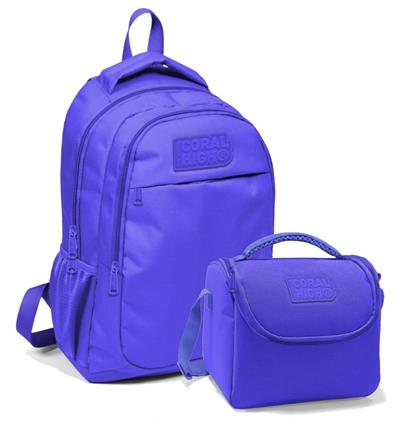 Coral High Kız Çocuk Lavanta Okul Çanta Ve Beslenme Seti