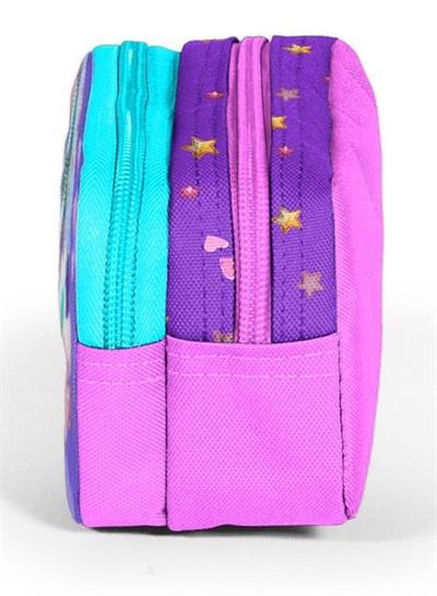Coral High Kız Çocuk Mor Pembe İki Bölmeli İlkokul Kalem Çantası 12095