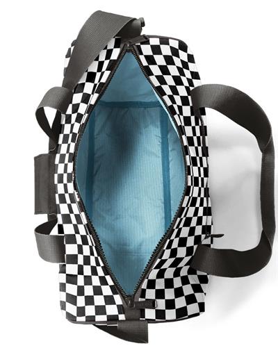 Coral High Kız Çocuk Spor ve Seyahat Çantası - Siyah Beyaz Dama Desenli - 27531