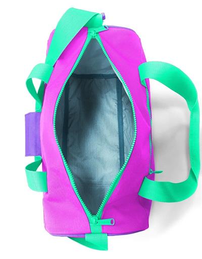Coral High Kız Çocuk Spor ve Seyahat Çantası - Pembe Mor Renk Geçişli Desenli - 27518