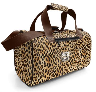 Coral High Kız Çocuk Spor ve Seyahat Çantası - Kahverengi Leopar Desenli - 27533
