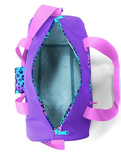Coral High Kız Çocuk Spor ve Seyahat Çantası - Mor Pembe Leopar Desenli - 27532