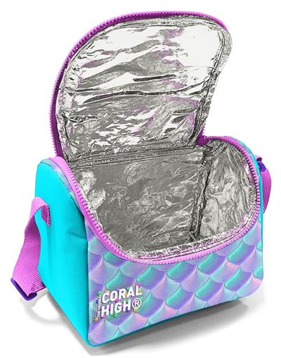 Coral High Kız Çocuk Su Yeşili Unicorn Baskılı Isı Yalıtımlı Beslenme Çantası 37156