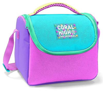 Coral High Kız Çocuk Termoslu Beslenme Çantası - Mor Yeşil Pembe Çok Renkli, Kız Çocuk 22776