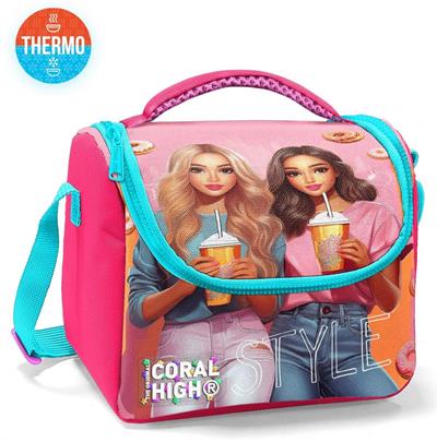 Coral High Kız Çocuk Termoslu Beslenme Çantası - Pembe Kırmızı Fashion Girl, Kız Çocuk 22769
