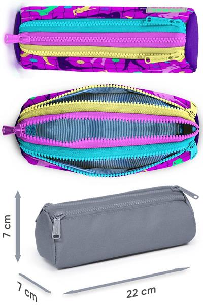 Coral High Kız Çocuk Üçlü İlkokul Okul Çanta Seti - Pembe Mor Voleybol