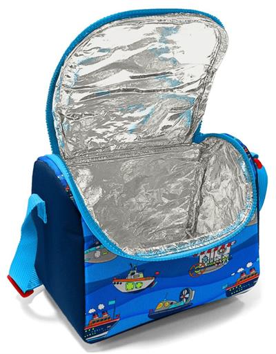 Coral High Lacivert Mavi Gemi Desenli   Beslenme Çantası - Thermo Astarlı