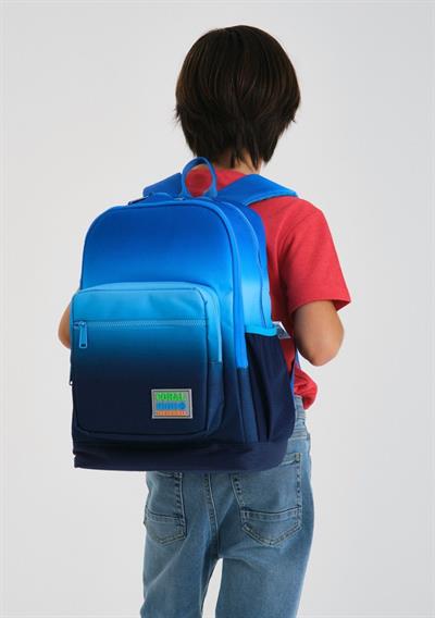 Coral High Lacivert Mavi Gradyan İlkokul Sırt Çantası ve Kalemlik Seti