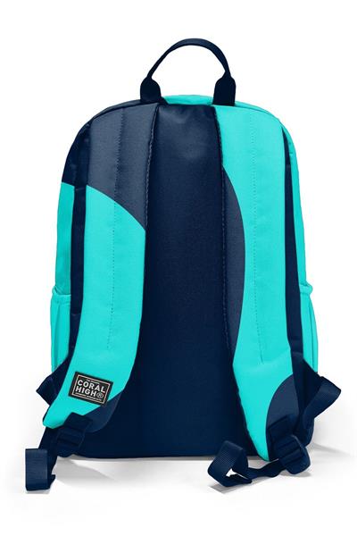 Coral High Lacivert Turkuaz Desenli 3lü Okul Çanta Seti SET0123686 - Erkek