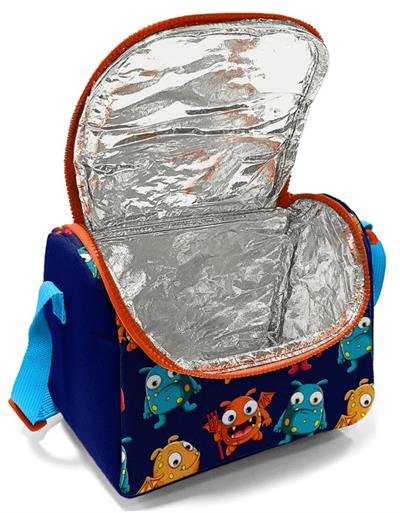 Coral High Lacivert Turuncu Sevimli Canavarlar Erkek Beslenme Çantası