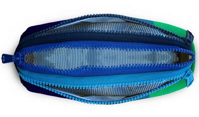 Coral High Lacivert Yeşil Renk Geçişli Erkek Çocuk Üç Gözlü Kalemlik 22097