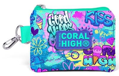 Coral High Lavanta Grafiti Bozuk Para Çantası - Kız Çocuk
