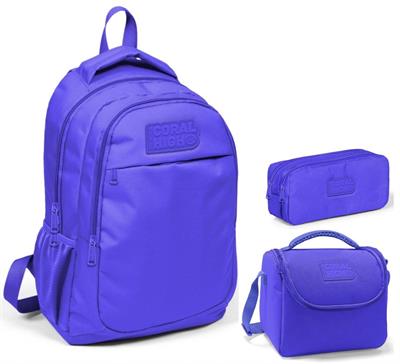 Coral High Lavanta Üçlü Okul Çanta Seti - İlkokul ve Ortaokul - Kız Çocuk