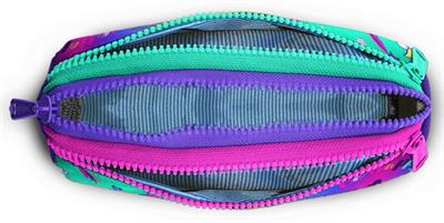 Coral High Lavanta Unicorn Üç Bölmeli Kalem Çantası