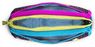 Coral High Mavi Anime Üç Bölmeli Kalem Çantası - Kız Çocuk