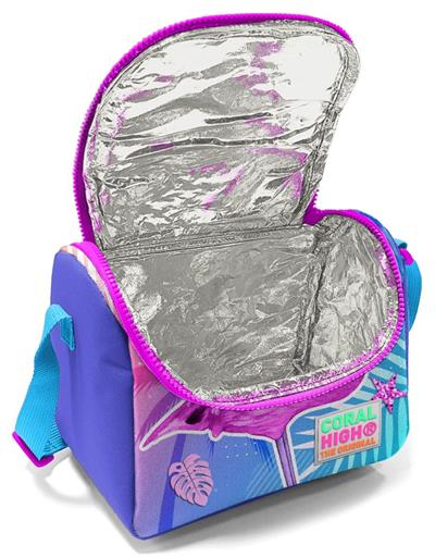 Coral High Mavi Pembe Flamingo Okul Beslenme Çantası