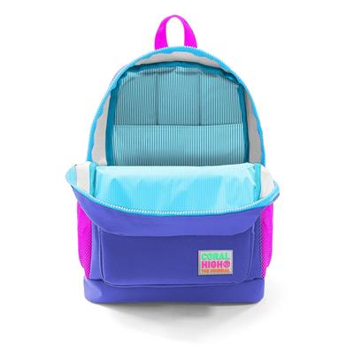 Coral High Mor İlköğretim Okul Sırt Çantası ve Beslenme Çanta Seti - Kız Çocuk