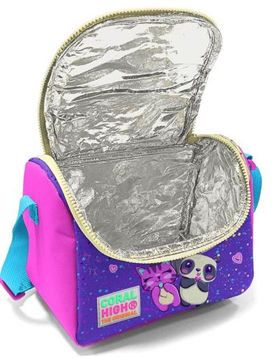 Coral High Mor Pembe Anime Üçlü İlkokul Okul Çanta Seti - Kız Çocuk