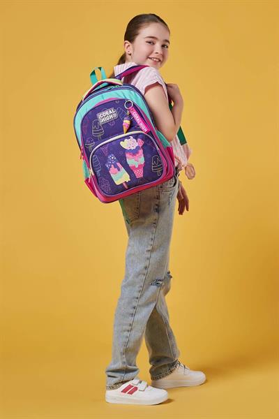 Coral High Mor Pembe Dondurma İlkokul ve Günlük Sırt Çantası - Kız Çocuk