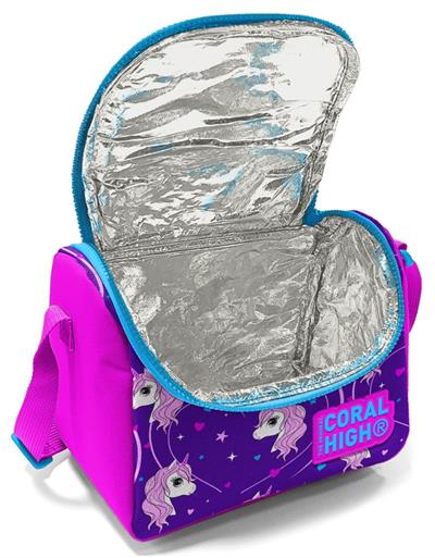 Coral High Mor Pembe Pegasus Kız Çocuk Okul Beslenme Çantası