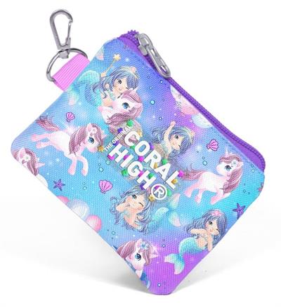 Coral High Mor Pembe Unicorn Bozuk Para Çantası - Kız Çocuk