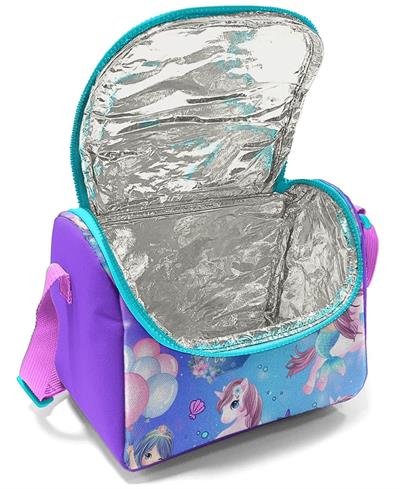 Coral High Mor Pembe Unicorn Desenli Kız Çocuk Beşli Okul Çanta Seti - İlkokul ve Ortaokul İçin Uygun