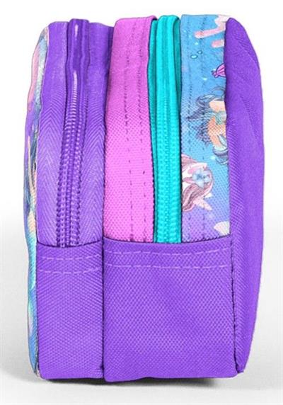 Coral High Mor Pembe Unicorn İki Bölmeli Kalem Çantası - Kız Çocuk