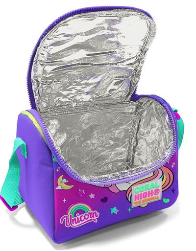 Coral High Mor Yeşil Tekboynuz Unicorn  Beslenme Çantası Seti