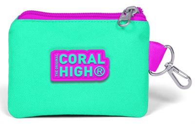 Coral High Mor Yeşil Unicorn Bozuk Para Çantası - Kız Çocuk