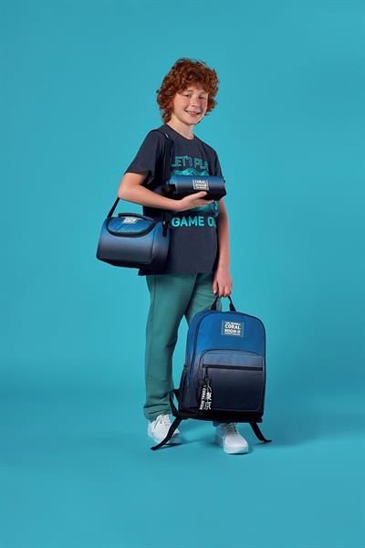 Coral High Nefti Gri Renk Geçişli 3lü Okul Çanta Seti SET0123642